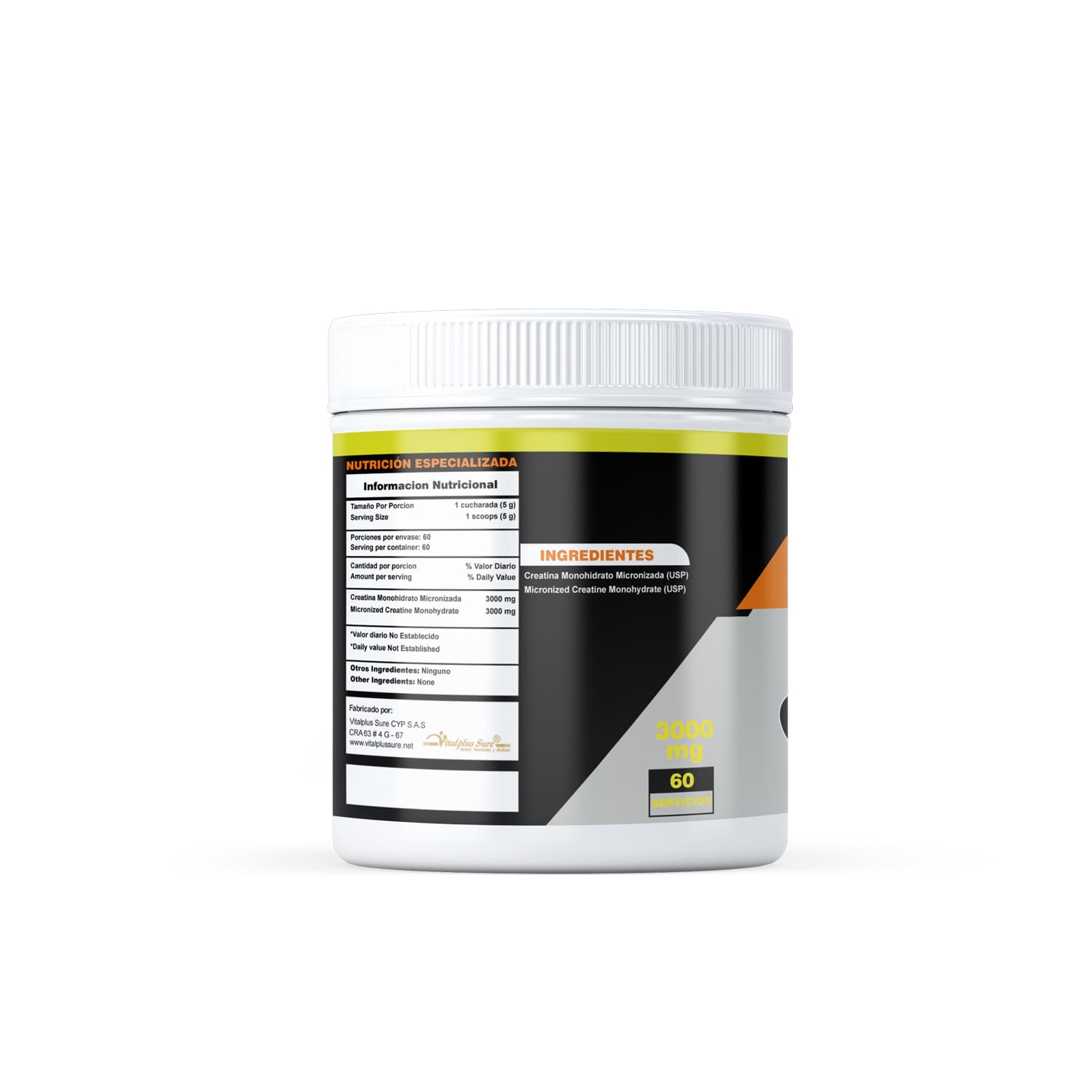 Whey Protein Premium 1500 gr + Creatina + Cápsulas de Citrato de Magnesio