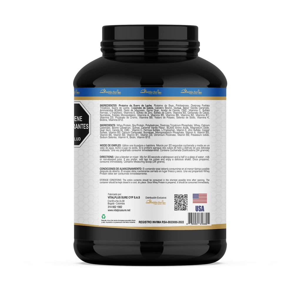 Whey Protein Premium 2600 gr + Creatina + Cápsulas de Citrato de Magnesio