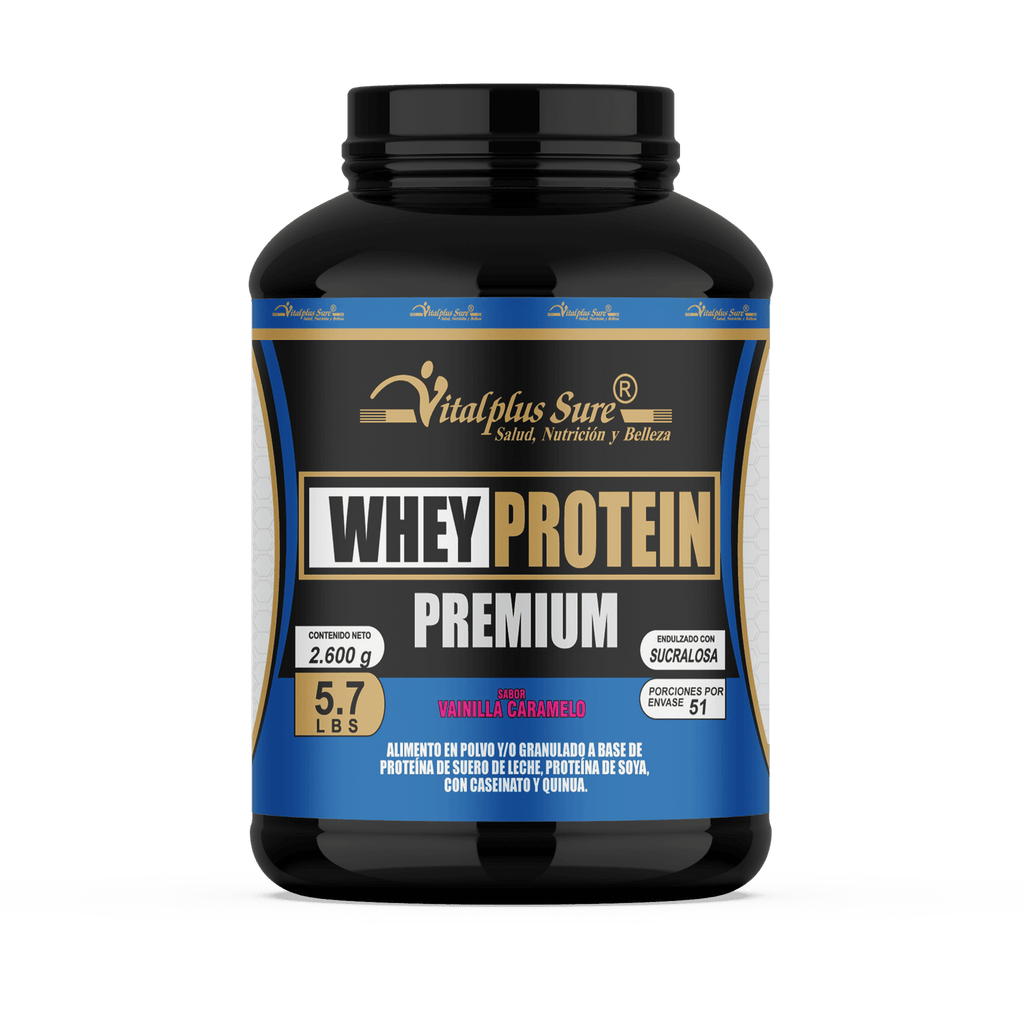 Whey Protein Premium 2600 gr + Creatina + Cápsulas de Citrato de Magnesio