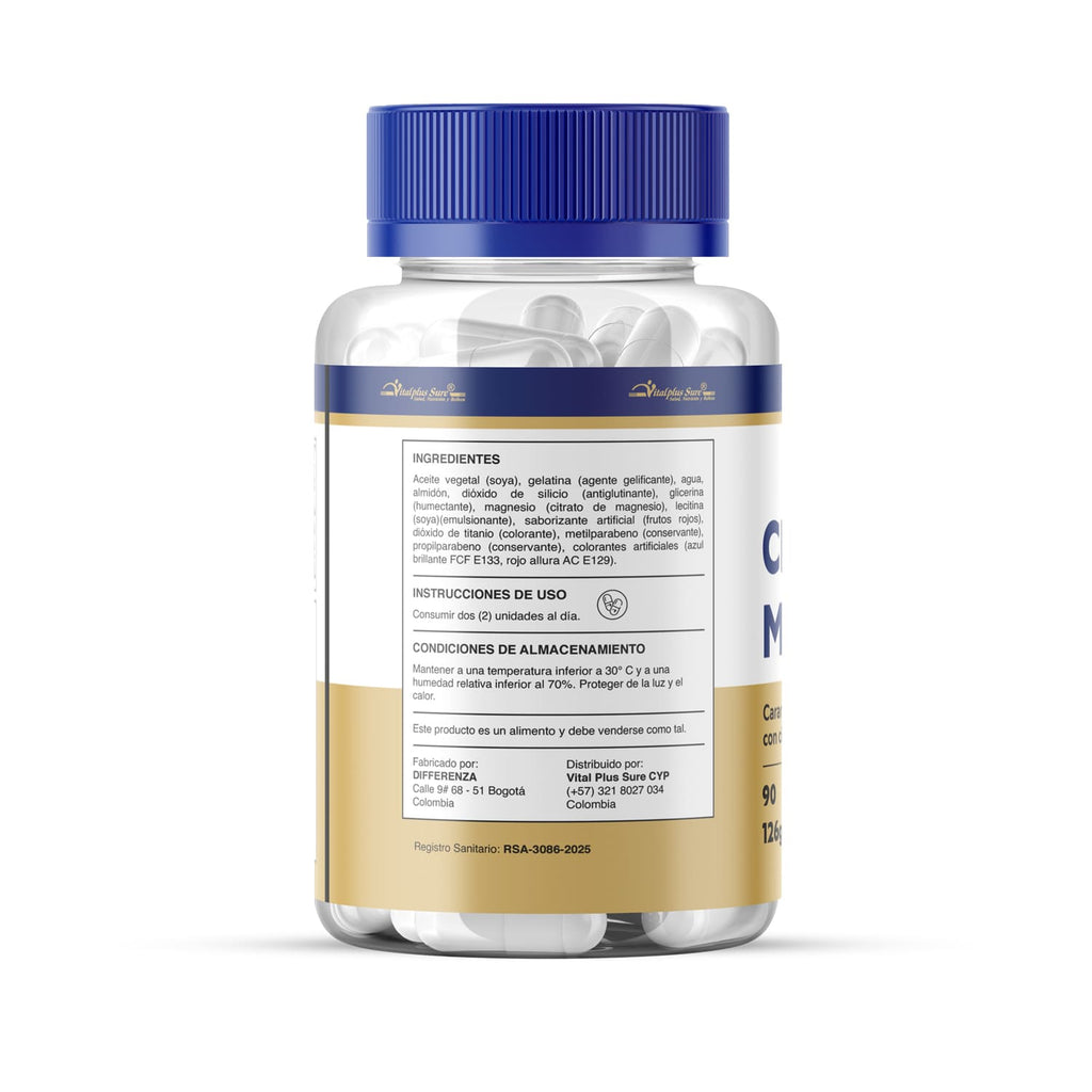 Cápsulas de Citrato de Magnesio