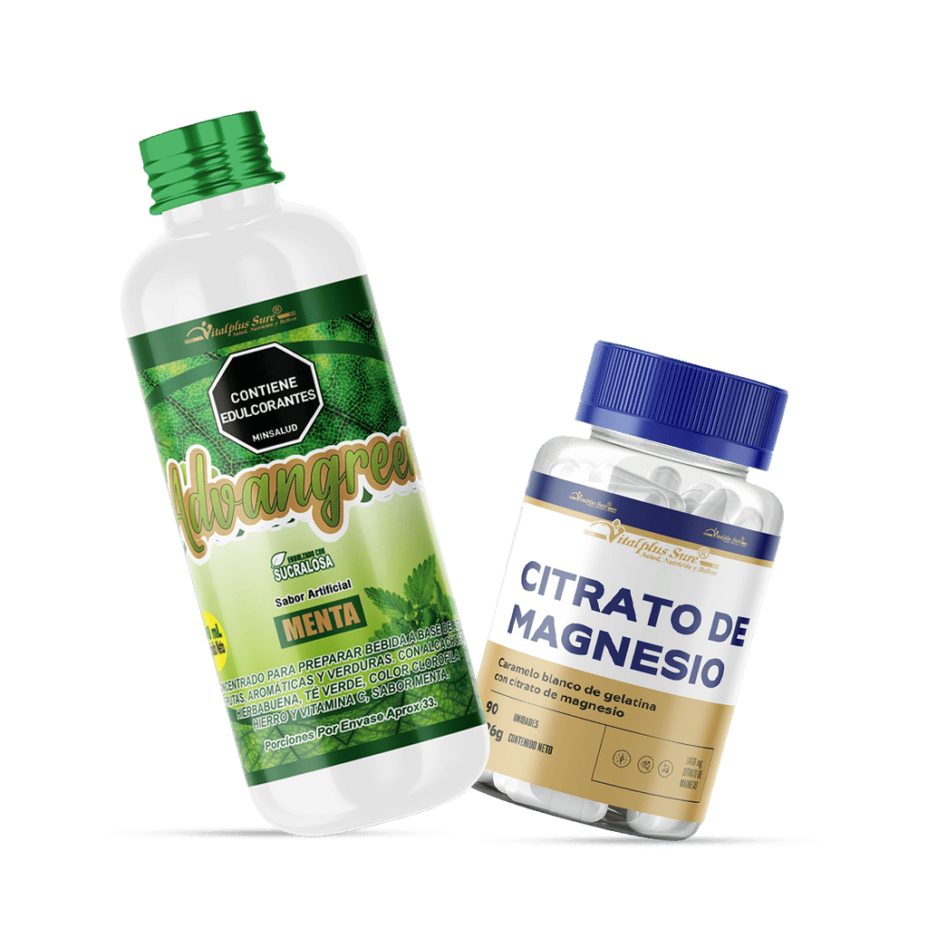 Clorofila Advangreen + Cápsulas de Citrato de Magnesio